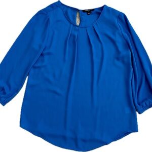 Pretty EUC 41 Hawthorn turquoise aqua blouse